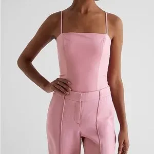 Express | Tops | Express Body Contour Faux Leather Bodysuit | Poshmark